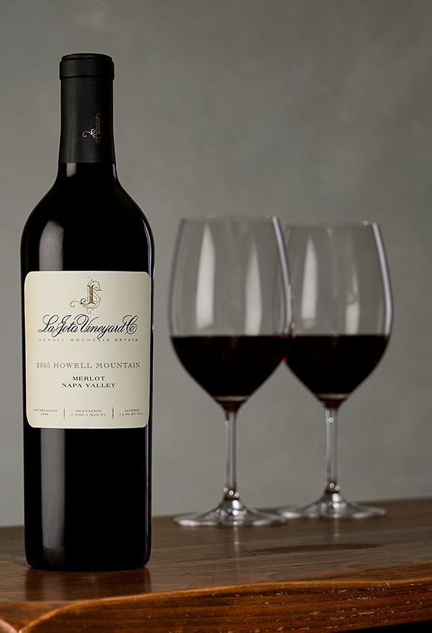 La Jota Vineyard Co. 125th Anniversary October Offer  2005 Howell Mountain Merlot