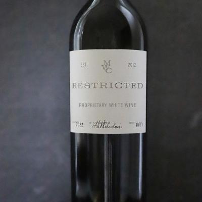 Restricted Proprietary White Wine